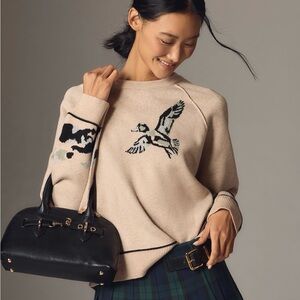 Anthropologie Oaklyn Cozy Crew Pilcro